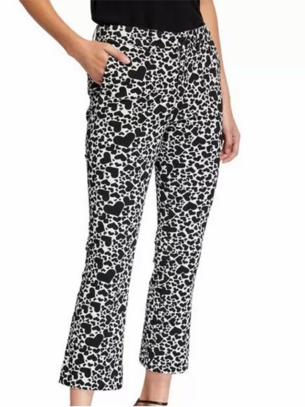 Zadig & Voltaire Polis Jac Coeur Heart Print Pants